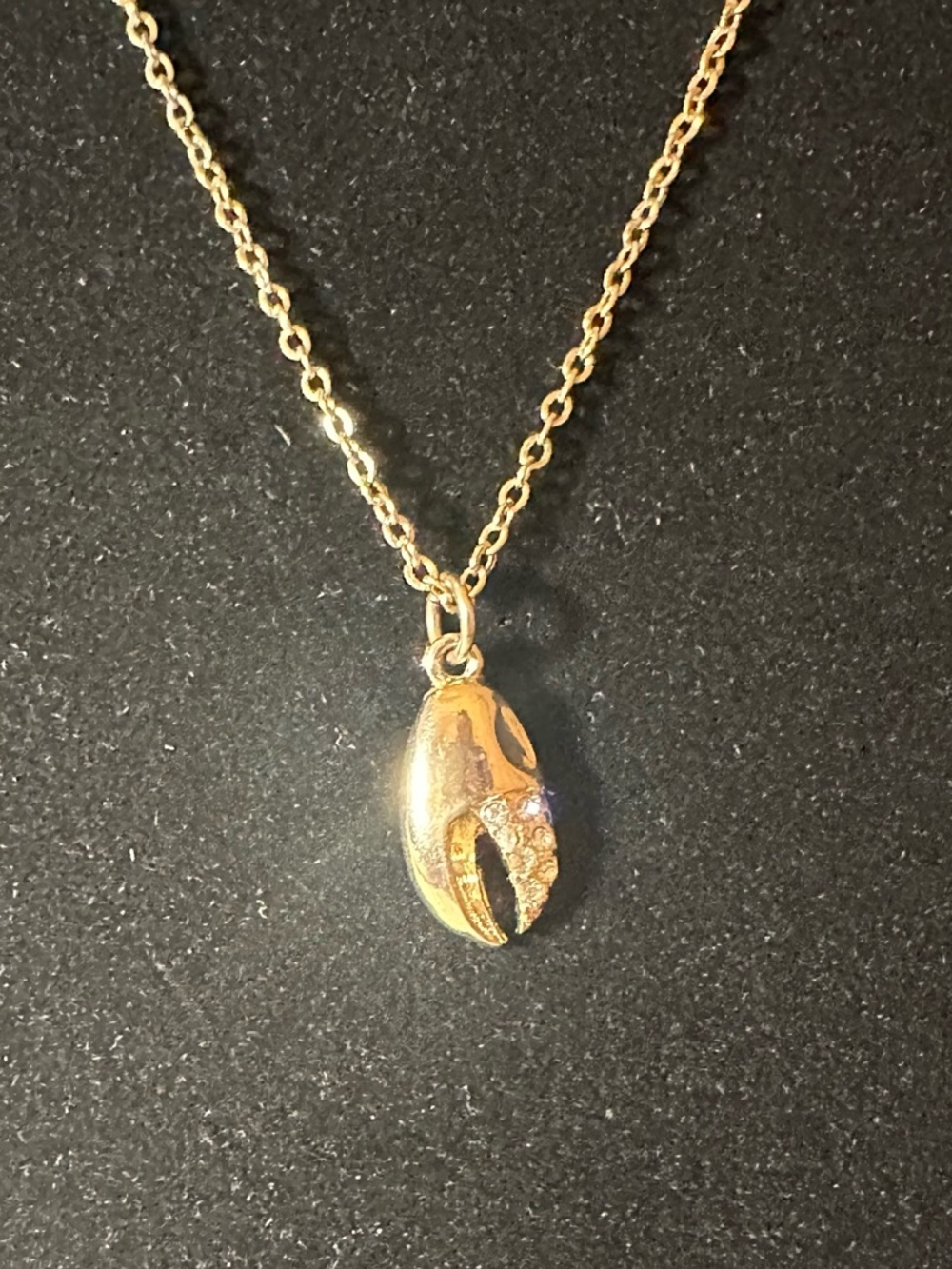 VIntage- Charming Charlie, Lobster Claw Charm Necklace. RARE Style